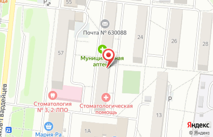 Почтовое отделение №88 на улице Петухова на карте