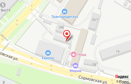 Магазин Берёзка и Сосна на карте