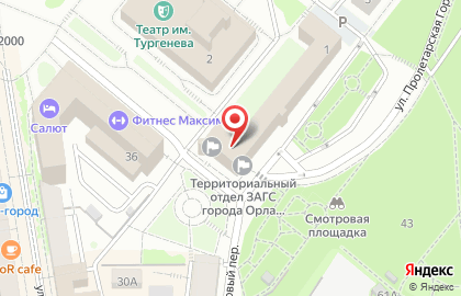 Отдел по делам ГО и ЧС, Администрация г. Орла на карте