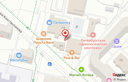 Зоомагазин в Санкт-Петербурге на карте