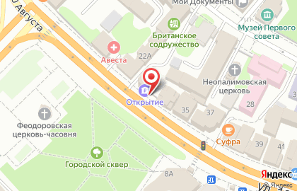 Банкомат Открытие в Иваново на карте
