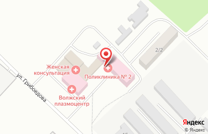 Городская поликлиника №2 Волжская центральная городская больница на карте