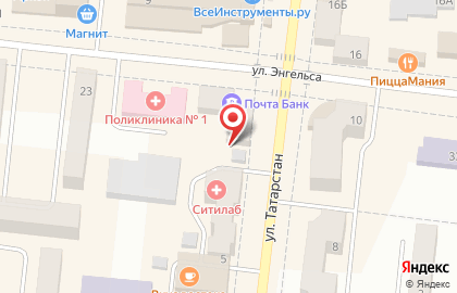 Кафе Феникс на улице Татарстан на карте