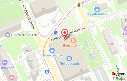 Федеральная сеть магазинов оптики Айкрафт на Новопетровской улице на карте