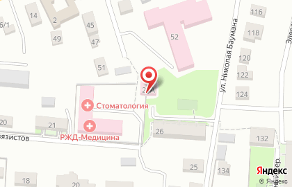 Узловая поликлиника на станции Бугульма ОАО РЖД в Бугульме на карте