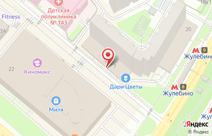 Магазин косметики Подружка на улице Авиаконструктора Миля на карте