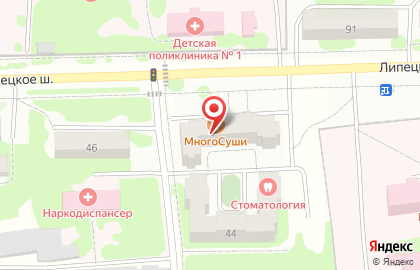 Ортомед в Мичуринске на карте