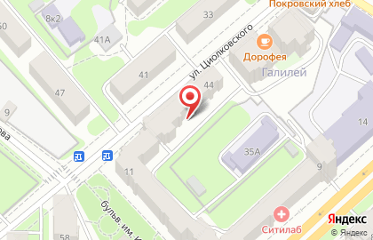 Фирма Виктория на улице Циолковского на карте