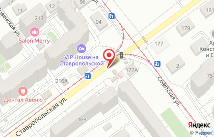 Киоск по продаже колбасных изделий на Ставропольской улице на карте
