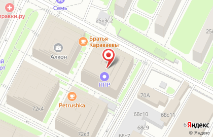 Даблби на Ленинградском проспекте на карте