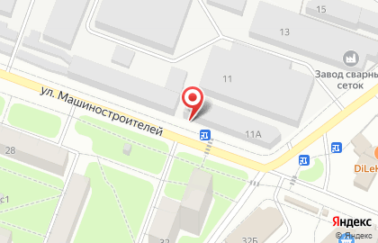 Мебельная фабрика Подольск на улице Машиностроителей на карте