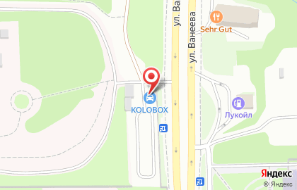 Автостоянка Kolobox в Нижнем Новгороде на карте