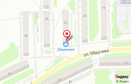 Магазин элитных напитков Лига-Респект на улице Обручева на карте