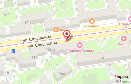 Цветочный магазин ЛетоОптом в Приморском районе на карте