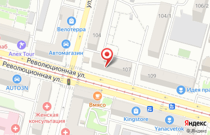 Терра на Революционной улице на карте