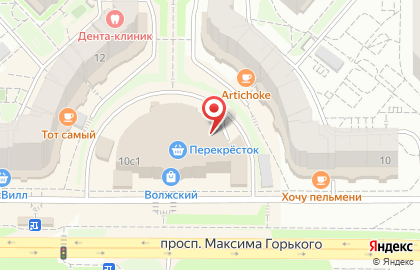 Салон мягкой мебели Царство диванов на проспекте Максима Горького на карте