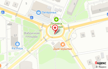 Эсма на Физической улице на карте