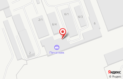 Типография Печатник в Центральном районе на карте