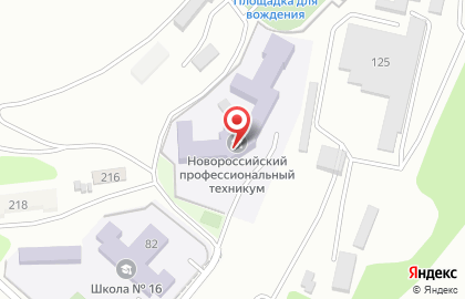 Новороссийский профессиональный техникум на карте