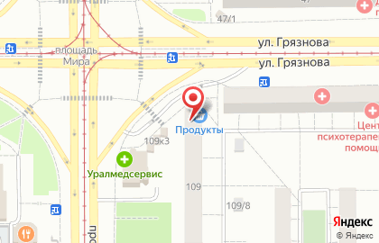 Уральское подворье в Правобережном районе на карте