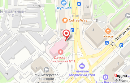 Киоск по продаже фастфудной продукции Золотой чебурек в Советском районе на карте