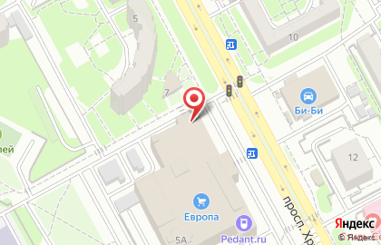 Книжно-канцелярский магазин Амиталь на проспекте Хрущёва на карте