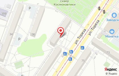 Салон штор Вуаль в Заводском районе на карте