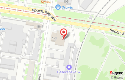 Торгово-сервисная компания СиМакс в Автозаводском районе на карте