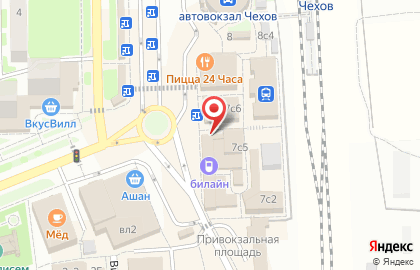 Магазин Протвинские колбасы на Вокзальной площади на карте