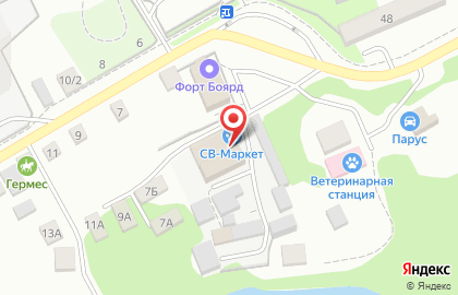 Зоомагазин Св-маркет в Чкаловском районе на карте