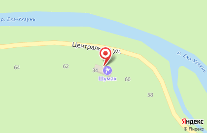 Пансионат Шумак на карте