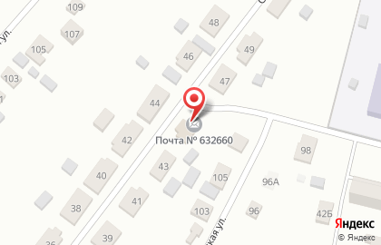 Почта России в Новосибирске на карте