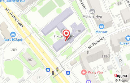 Лицей №46 в Ленинском районе на карте
