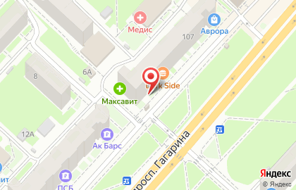 Магазин интимных товаров Казанова на проспекте Гагарина на карте