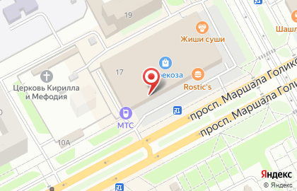 Служба доставки Жиши Суши в Кургане на карте
