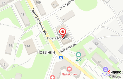 Новинский сельсовет на карте