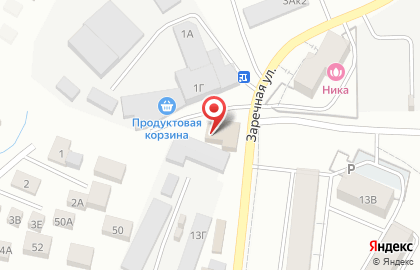 Продуктовый магазин на Заречной, 3Б на карте