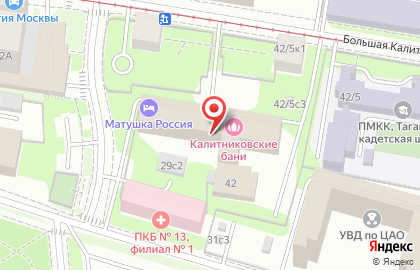 Высокоточный центр рентген-диагностики Voxel на Большой Калитниковской улице на карте