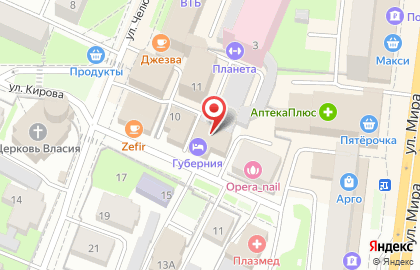 Метаморфозы на улице Кирова на карте