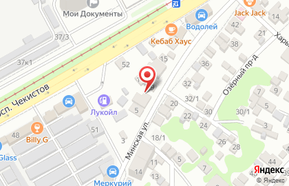 Краснодар Флора на Минской улице на карте