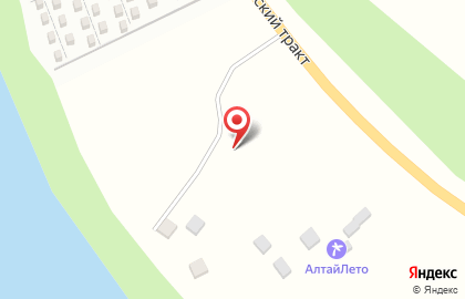 База отдыха АлтайЛето на карте