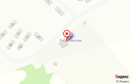 Гостиница Гора Светлая на карте