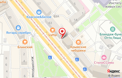 Банкомат Хоум Кредит энд Финанс Банк, Калининградский филиал в Калининграде на карте