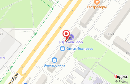 Торгово-монтажная компания Охранные системы на проспекте Октября на карте