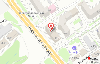 Торговая компания ПроТехно на Владимировской улице на карте