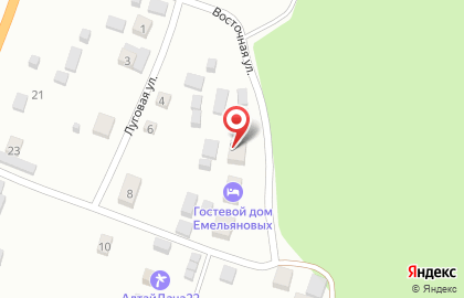 База отдыха Домик у ручья на карте