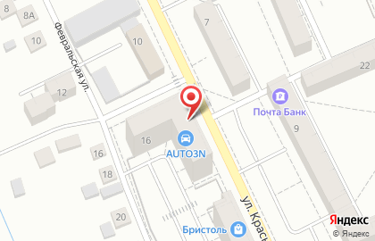 Магазин мясной продукции Ариант на улице Красных Героев на карте