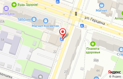 Фирменный магазин Ермолино на улице Луначарского на карте