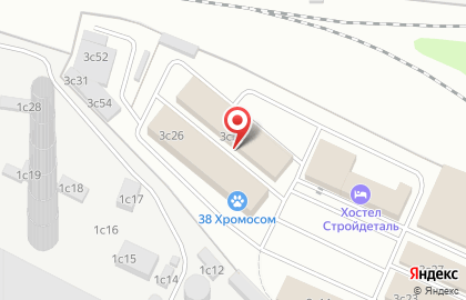 Комус в Остаповском проезде на карте