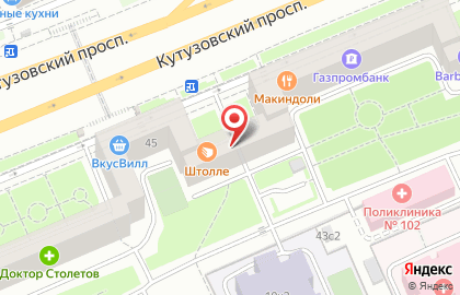 Участковый пункт полиции район Дорогомилово на Кутузовском проспекте, 43 на карте
